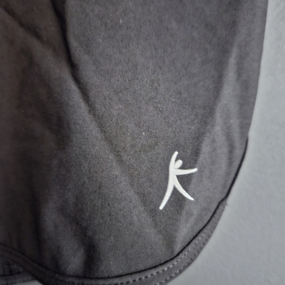 Danskin Womens Black Skort Sz M Tennis Gold Pickleball - Picture 8 of 9